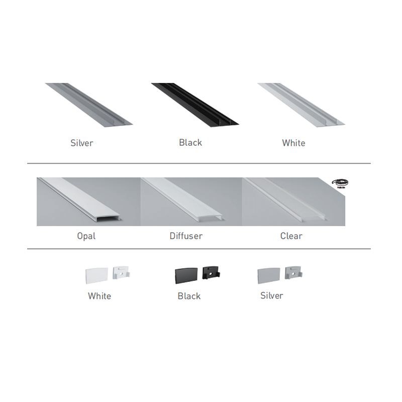Plaster In LED Drywall Channel For 20mm Double Row LED Strip Lights Plaster In LED Drywall Channel For 20mm Double Row LED Strip Lights